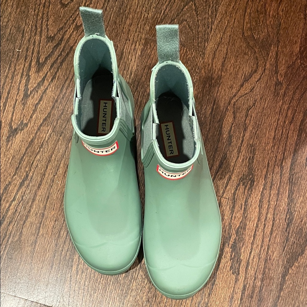 Hunter ankle Classic Green Rain Boots